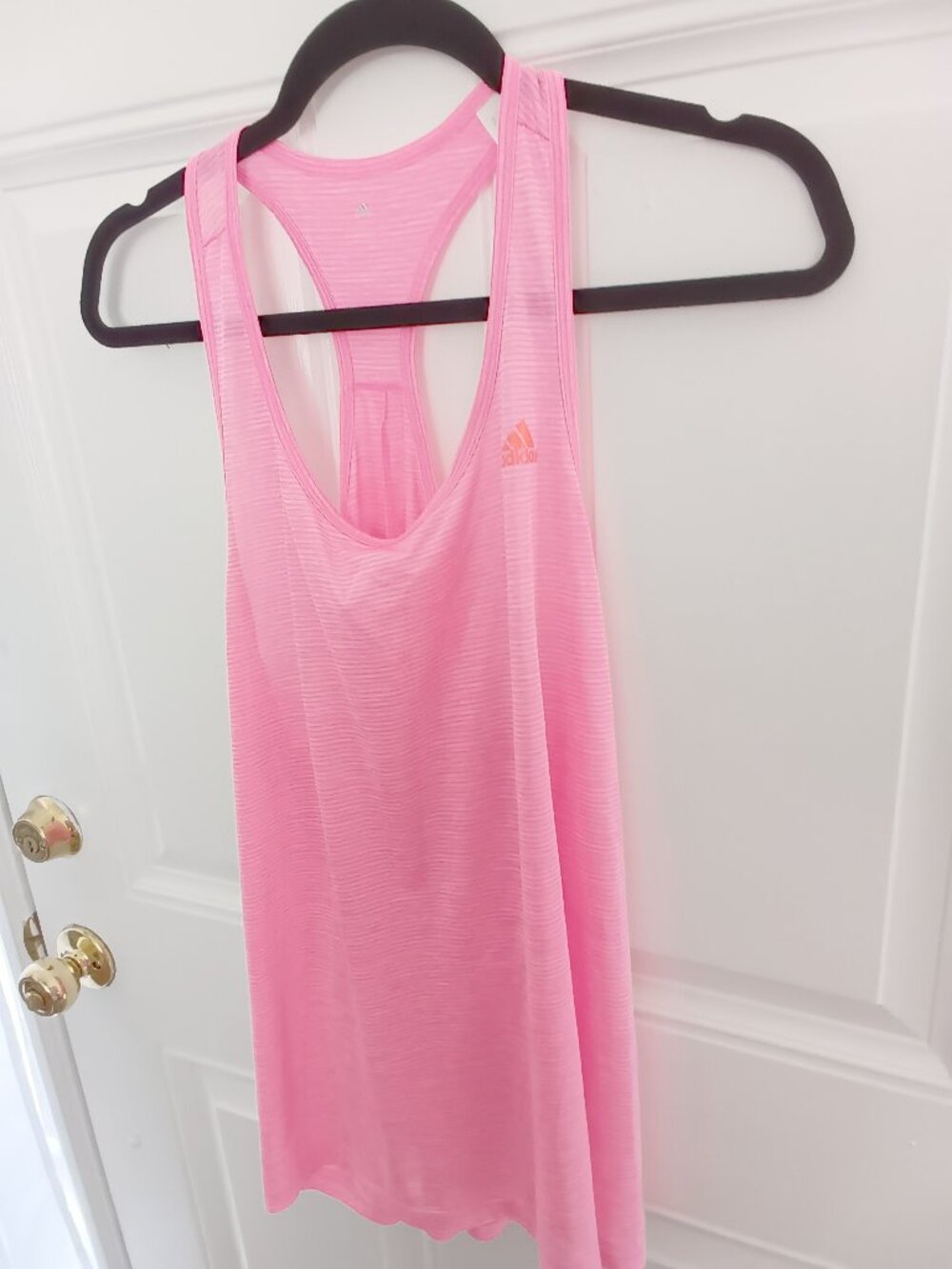 Adidas Women's Pink Tank Top 2XL Athletic Sleeveless Activewear Gym Workout Top